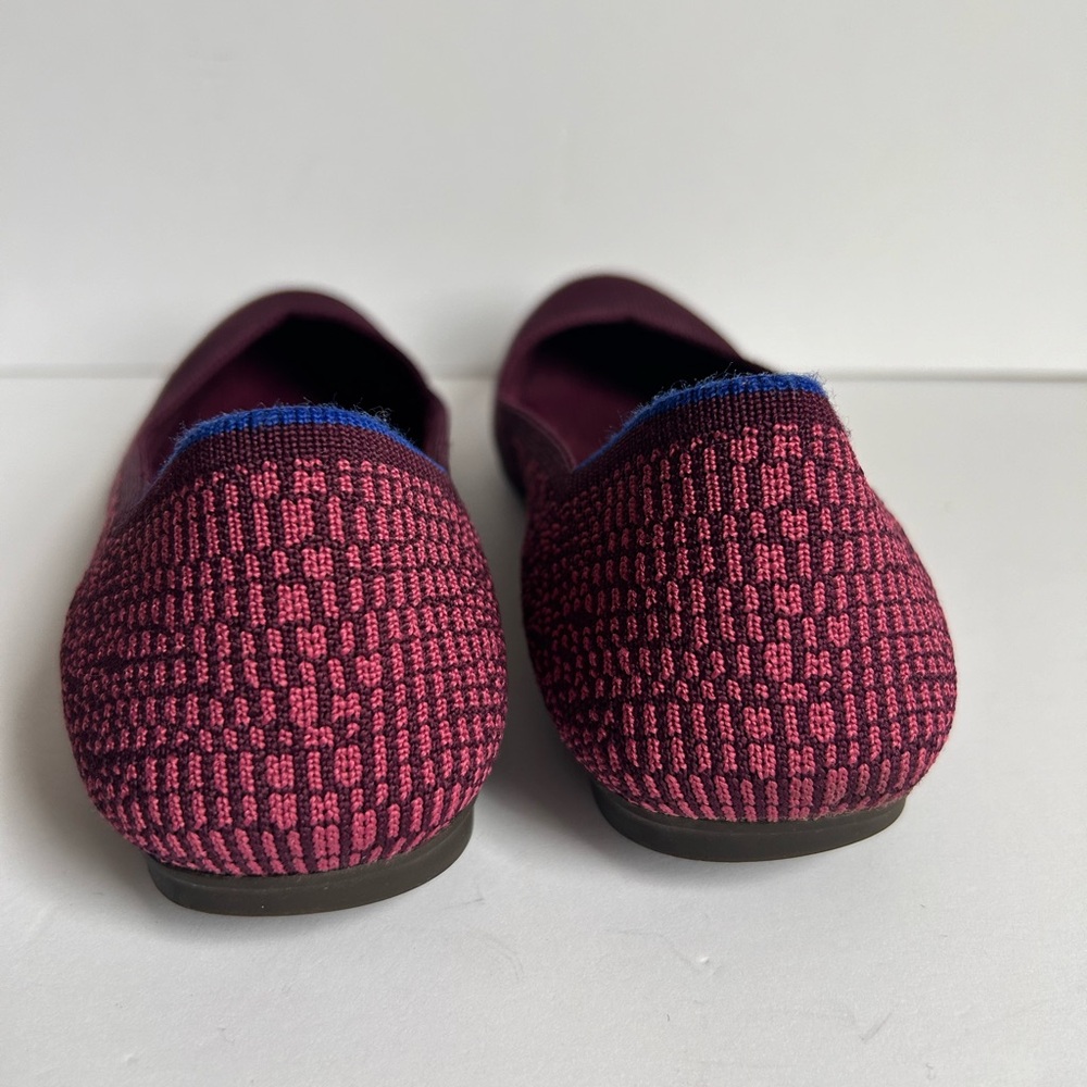 Rothy’s The Flat Retired Fig Python Pink Purple O… - image 6